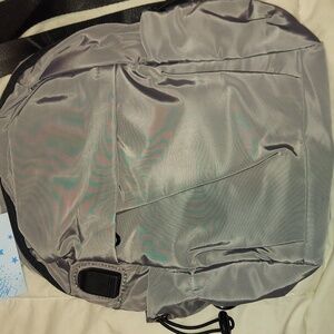 Unisex crossbody with USB port several pockets